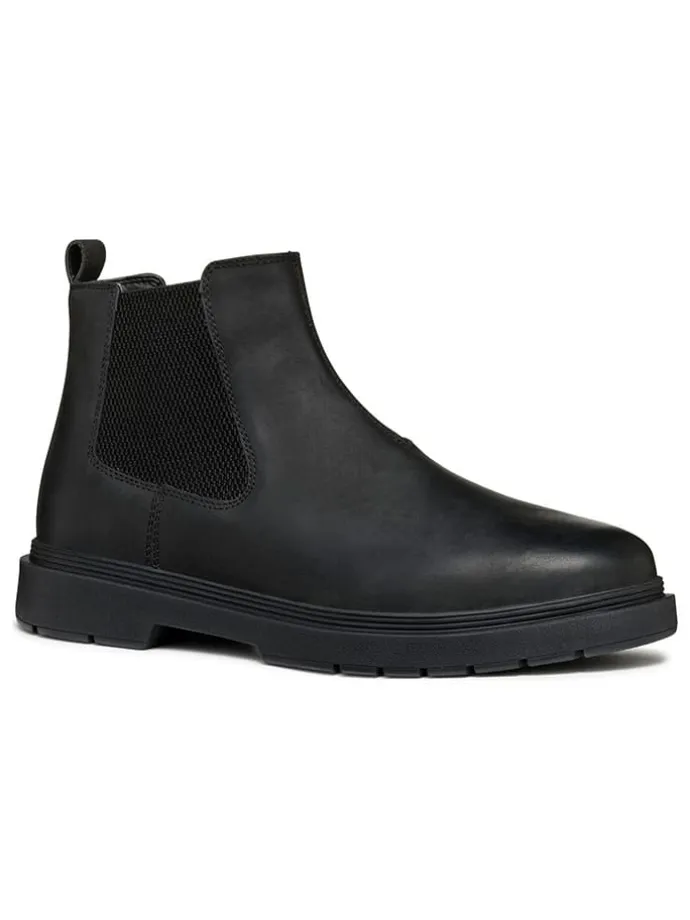 Leder-Chelsea-Boots "Calaita" in Schwarz