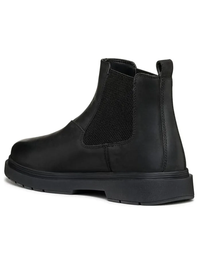 Leder-Chelsea-Boots "Calaita" in Schwarz