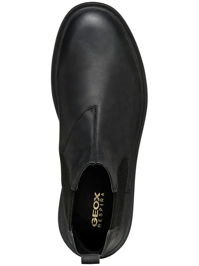 Leder-Chelsea-Boots "Calaita" in Schwarz