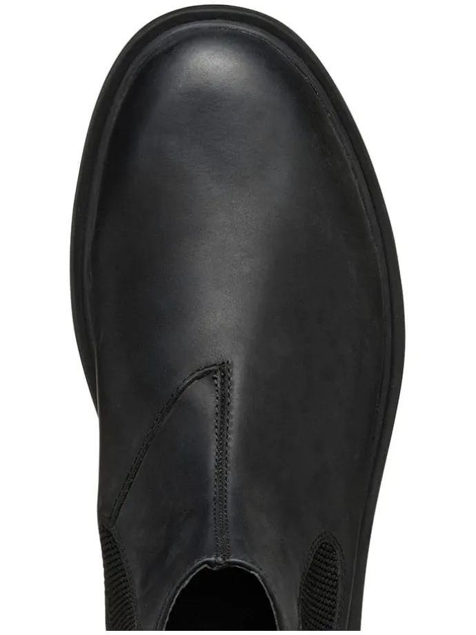Leder-Chelsea-Boots "Calaita" in Schwarz