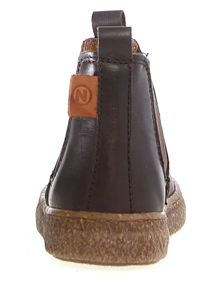 Leder-Chelsea-Boots "Figus" in Dunkelbraun