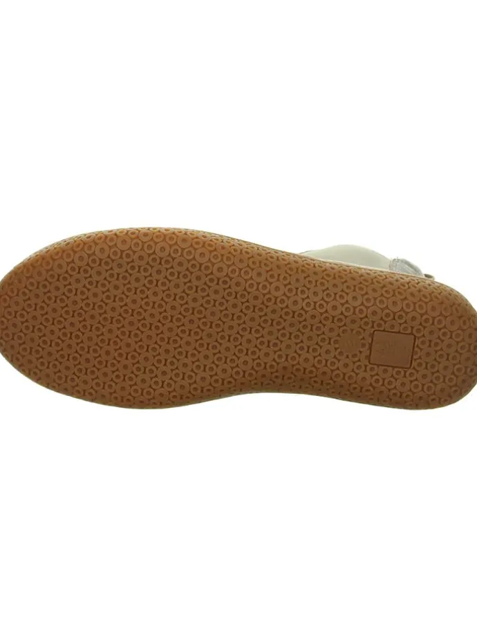 Leder-Chelsea-Boots in Creme