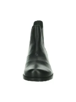 Leder-Chelsea-Boots in Schwarz