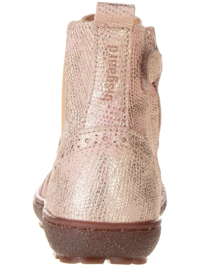 Leder-Chelsea-Boots "Norbert" in Beige