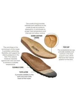 Leder-Clogs in Blau