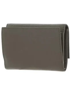 Leder-Geldbörse in Khaki - (B)14 x (H)10 x (T)2 cm