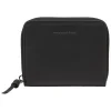 Leder-Geldbörse in Schwarz - (B)13 x (H)10 x (T)2,5 cm