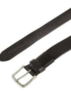 Leder-Gürtel in Anthrazit