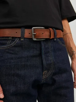 Leder-Gürtel in Braun