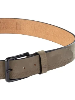 Leder-Gürtel in Braun - (L)140 cm