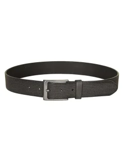 Leder-Gürtel in Grau