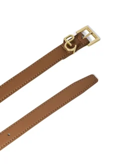 Leder-Gürtel in Hellbraun