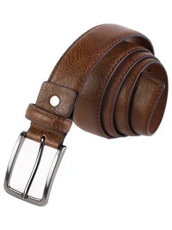 Leder-Gürtel in Hellbraun