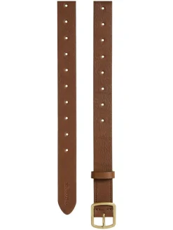 Leder-Gürtel in Hellbraun