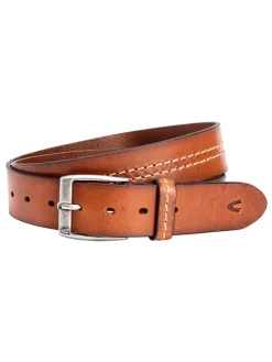 Leder-Gürtel in Hellbraun