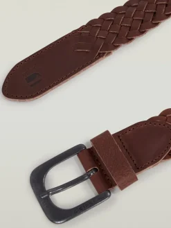 Leder-Gürtel in Hellbraun