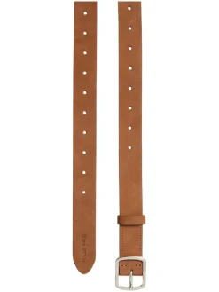 Leder-Gürtel in Hellbraun