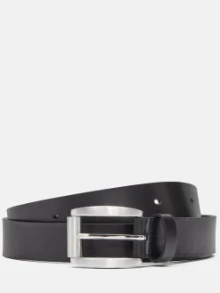 Leder-Gürtel in Schwarz