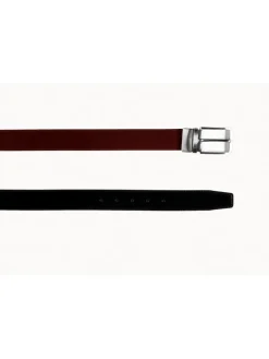 Leder-Gürtel in Schwarz