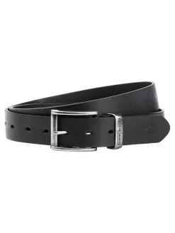 Leder-Gürtel in Schwarz