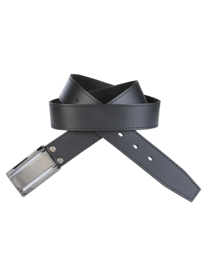 Ledergürtel in schwarz
