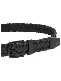 Leder-Gürtel in Schwarz