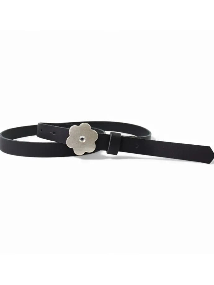 Ledergürtel in Schwarz