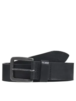 Leder-Gürtel in Schwarz