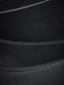 Leder-Gürtel in Schwarz