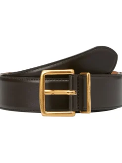 Leder-Gürtel in Schwarz