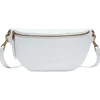 Leder-Gürteltasche "Tavia" in Weiß - (B)32 x (H)14 x (T)7 cm