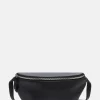 Leder-Gürteltasche "Tavia" in Schwarz - (B)27 x (H)14 x (T)7 cm