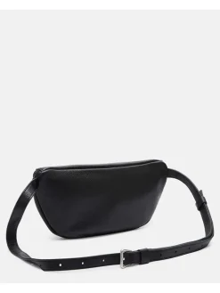 Leder-Gürteltasche "Tavia" in Schwarz - (B)27 x (H)14 x (T)7 cm