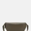 Leder-Gürteltasche "Tavia" in Khaki - (B)27 x (H)14 x (T)7 cm