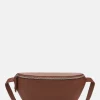 Leder-Gürteltasche "Tavia" in Hellbraun - (B)27 x (H)14 x (T)7 cm