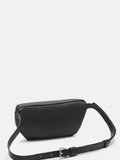 Leder-Gürteltasche "Tavia" in Schwarz - (B)32 x (H)14 x (T)7 cm