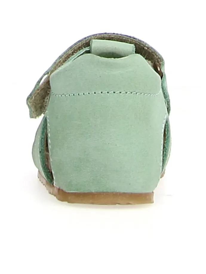 Leder-Halbsandalen "Alb" in Mint