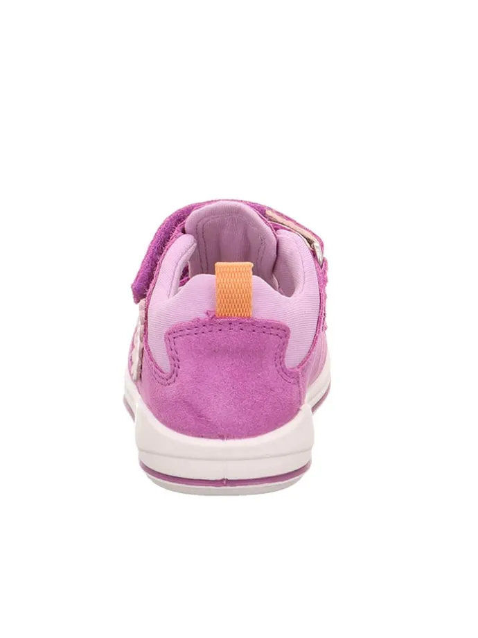 Leder-Halbsandalen "Boomerang" in Lila/ Rosa