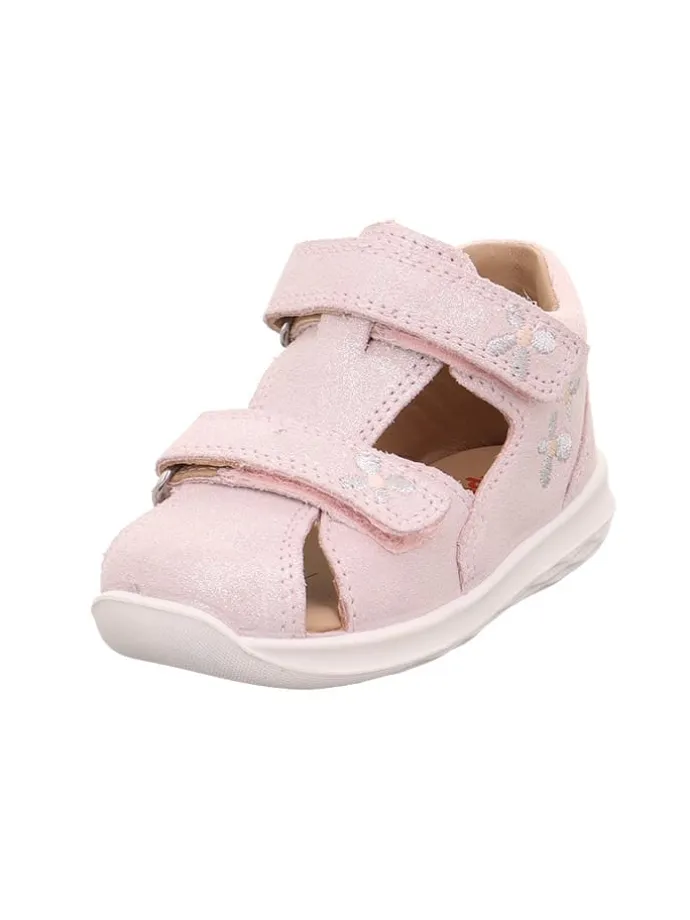 Leder-Halbsandalen "Bumblebee" in Rosa