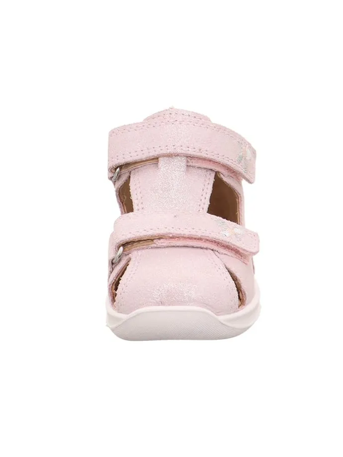 Leder-Halbsandalen "Bumblebee" in Rosa