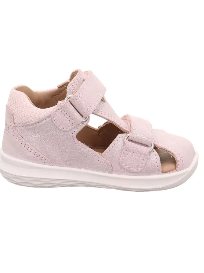 Leder-Halbsandalen "Bumblebee" in Rosa