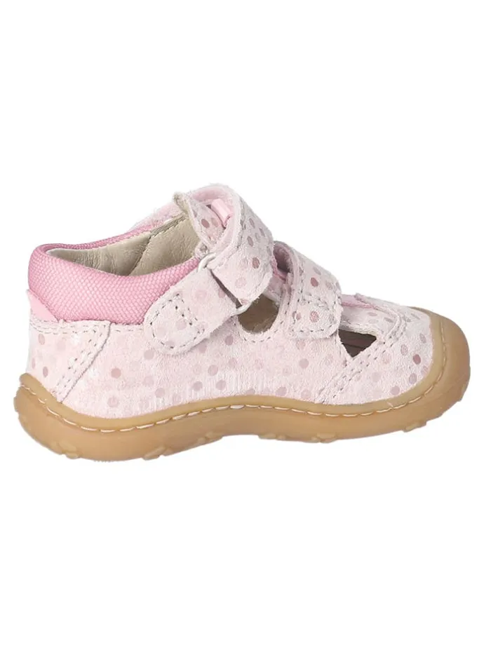Leder-Halbsandalen "Ebi" in Rosa