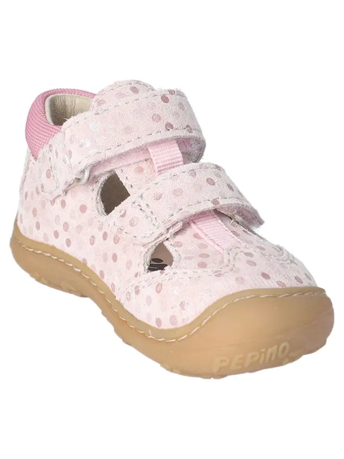 Leder-Halbsandalen "Ebi" in Rosa