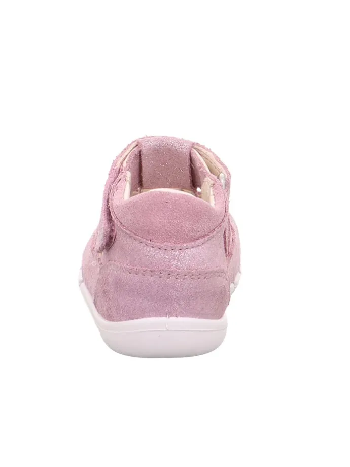 Leder-Halbsandalen in Rosa