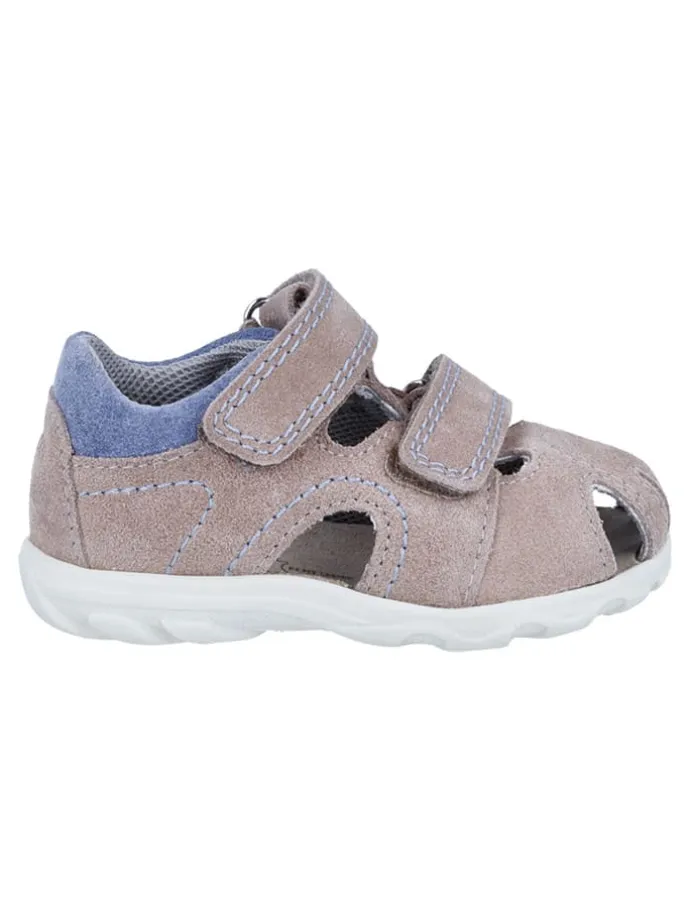 Leder-Halbsandalen "Juno" in Beige