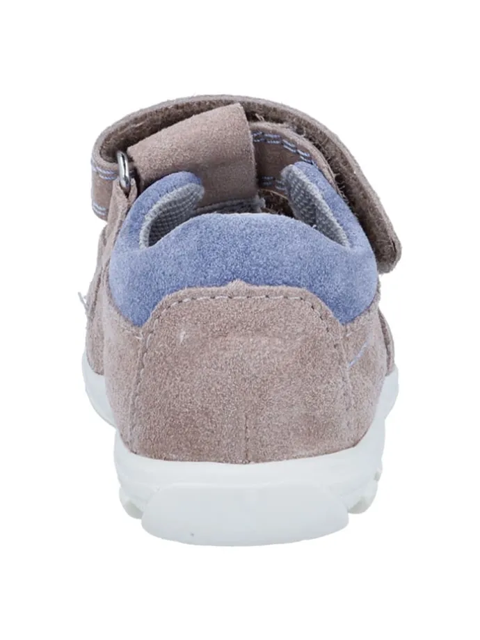 Leder-Halbsandalen "Juno" in Beige