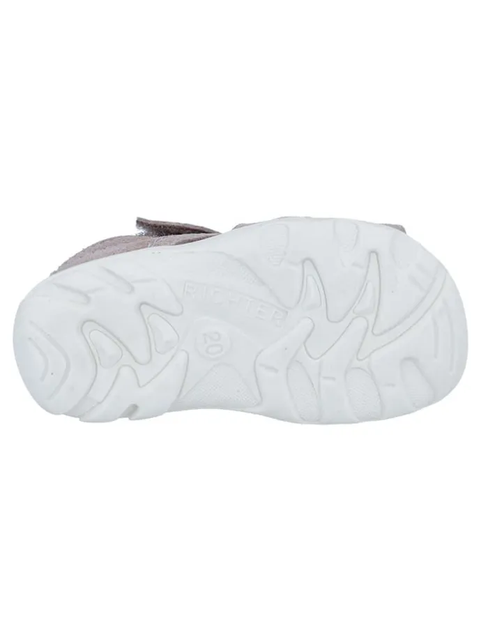 Leder-Halbsandalen "Juno" in Beige