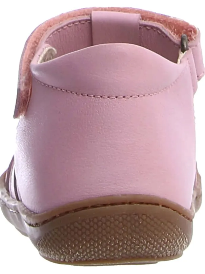 Leder-Halbsandalen "Maggy" in Rosa