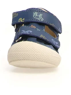 Leder-Halbsandalen