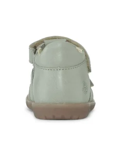 Leder-Halbsandalen 